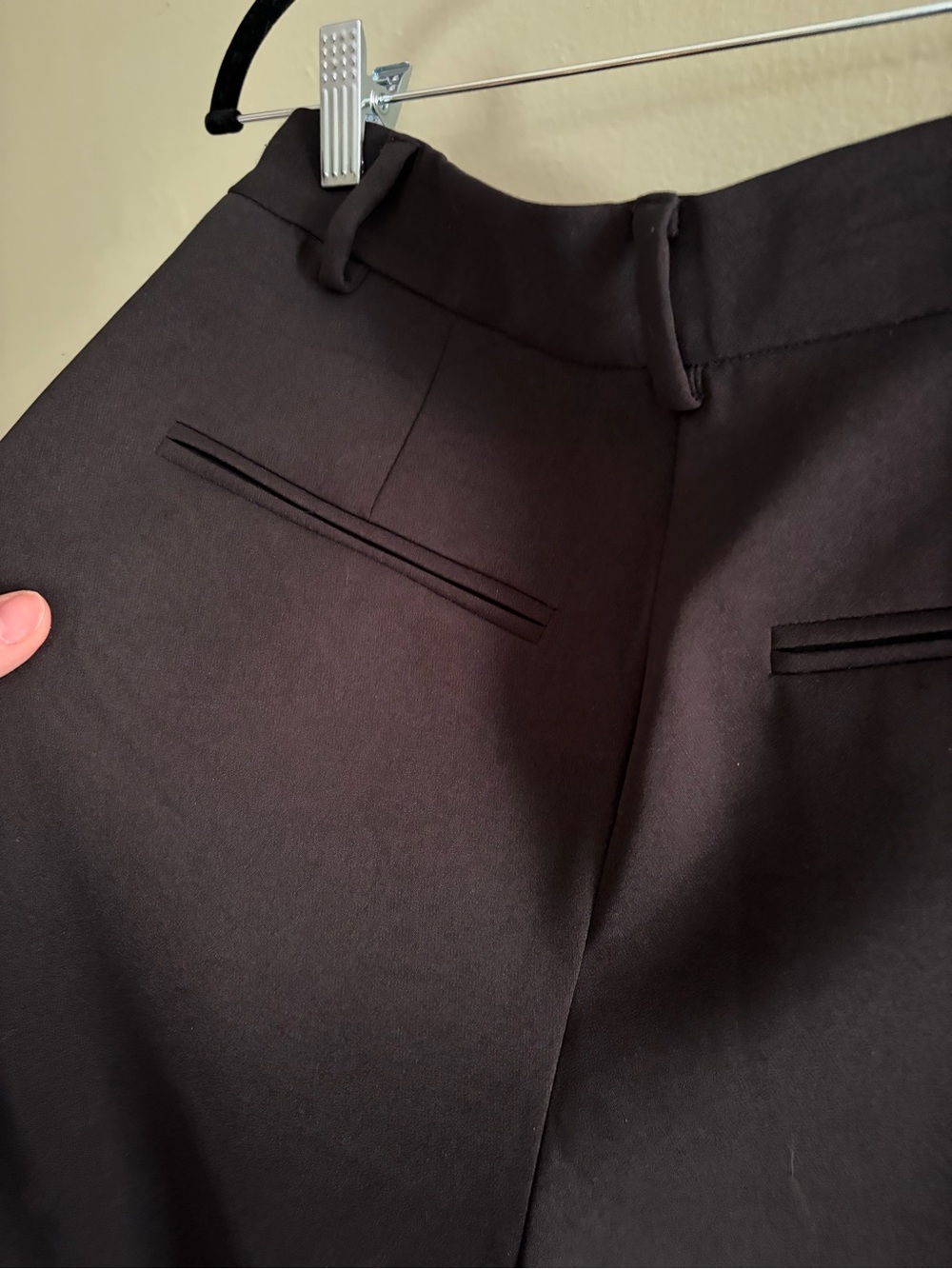 Grey Lab Black High-Rise Tailored Women's Shorts - Picture 8 of 10